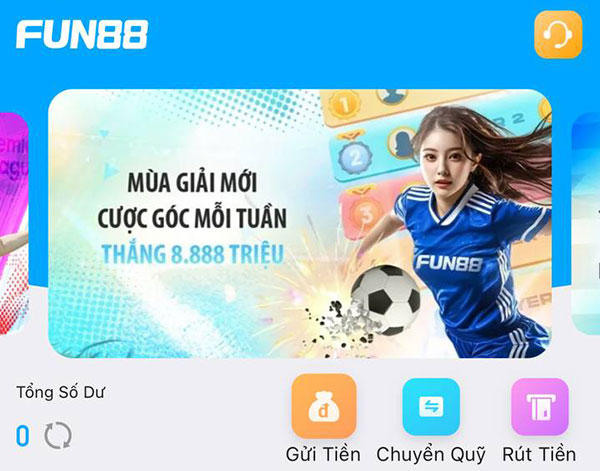 Gửi tiền Fun88